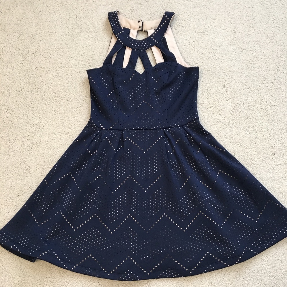 Navy Blue Dress